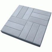 Плитка тротуарная «Тетрис» 30х30х3см серый бетон