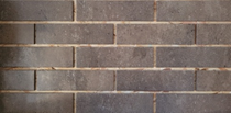 Прямая Термопанель с клинкерной плиткой Керамин, серия Юта 4, коричневая, матовая, глазурованная